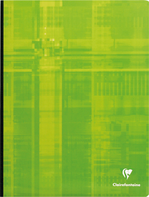 Clairefontaine Notizheft, 320 × 240 mm, liniert, Leinen, Karton, 192 Seiten, 90 g/m² – sortiert