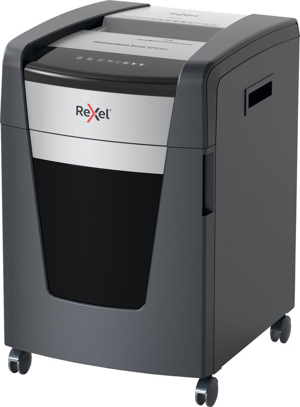 Rexel Momentum Extra XP514+ – Aktenvernichter, DIN P-5, Mikroschnitt 2 × 15 mm, 14 Blatt, 60 l, A4