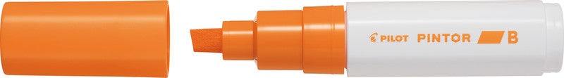 Pilot Pigment-Marker Pintor – Keilspitze 8 mm – Orange – Deckend