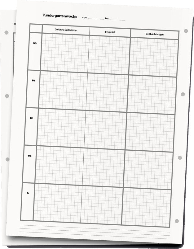 Verlag für unterrichtsm. Ringbucheinlage – Unterrichtsvorbereitung, Deutsch, 60 Blatt, A4