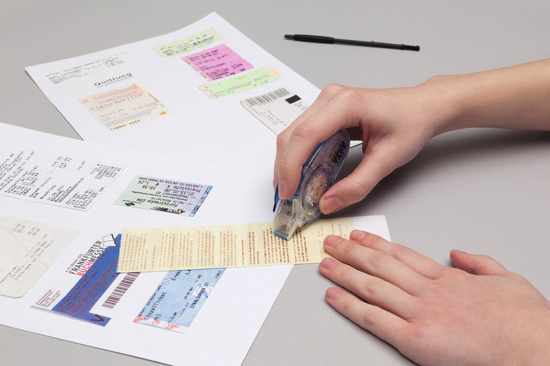 Tombow Kleberoller – permanent, transparent, nachfüllbar, 8,4 mm × 16 m, für Papier, Karton, Fotos