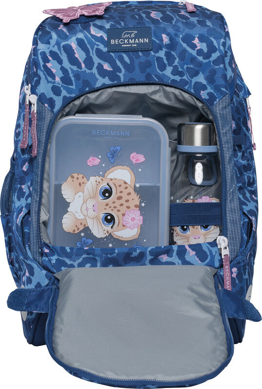 Beckmann Schulrucksack Active Air Flx – Cheetah – 26,0×39,0×22,0 cm – recycelte Materialien