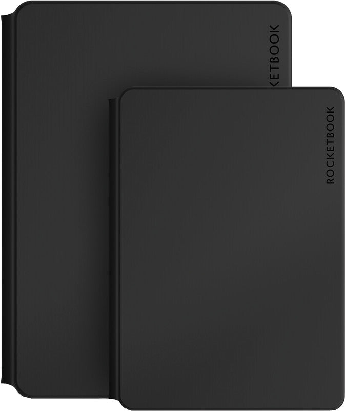 Rocketbook Notizbuch, liniert, punktkariert, Hardcover, 40 Seiten, 80 g/m² – schwarz, für Rocketbook App