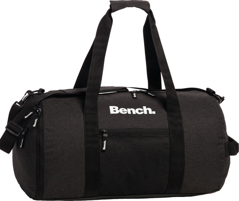 Bench Sporttasche Classic – 30 l, schwarz, mit Schultergurt, wasserabweisend, 50 × 29 × 29 cm
