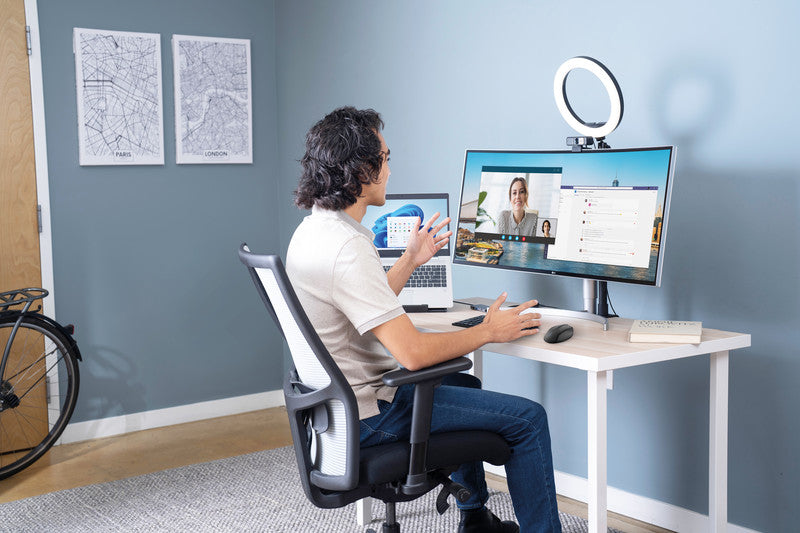 Kensington L1000 – Ringlicht mit Webcam-Halterung – Bi-Color, USB-A, für Kensington Ecosystem
