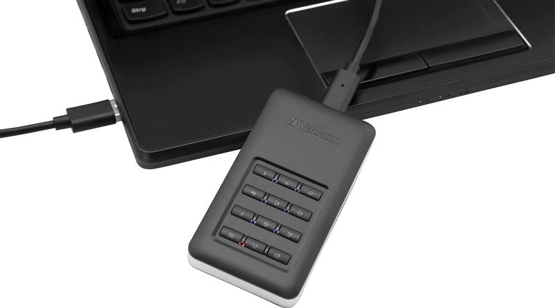 Verbatim Speichergerät – 256 GB, USB 3.0, Kennwortschutz (bis 12 Stellen)
