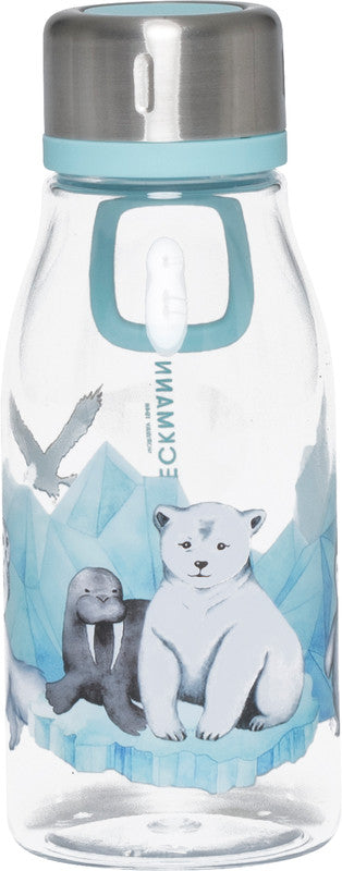 Beckmann Trinkflasche Classic – 4 dl – Kunststoff, Schraubverschluss, auslaufsicher, BPA-frei – Arctic