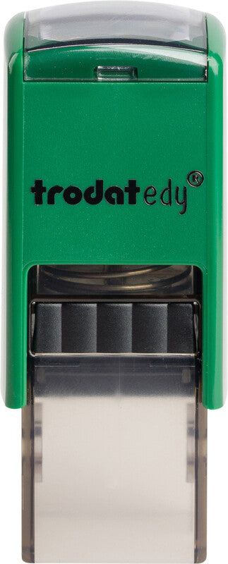 Trodat Triceratops Motivstempel – selbstfärbend, 19 × 19 mm, grün