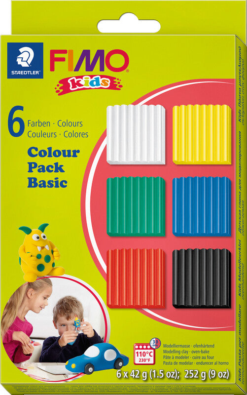 Staedtler Modelliermasse – sortiert – 6 × 42 g (252 g)