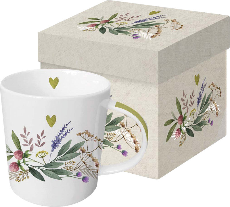 Ppd Tasse – 0,35 l, Porzellan, mehrfarbig, spülmaschinenfest, mikrowellengeeignet, 1 Stück