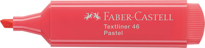 Faber-Castell 46 Textmarker Set 8 Farben Pastell – Keilspitze, 1–5 mm, nachfüllbar