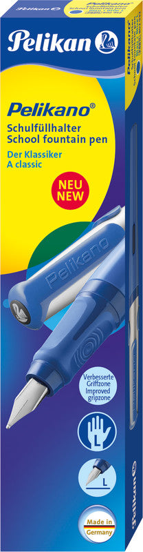 Pelikano – Federspitze L – für Linkshänder – Blau – Patronen