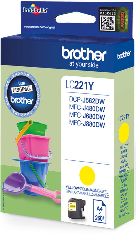 Brother Tintenpatrone, Gelb – für Inkjetdrucker und Multifunktionsgeräte