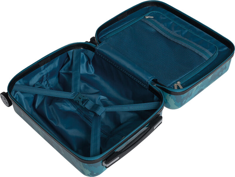 Beckmann Kindertrolley Handgepäck – 22 l, Hartschale PC/ABS, 4 Doppelrollen, Jungle Game, 30,5 × 46,5 × 22 cm