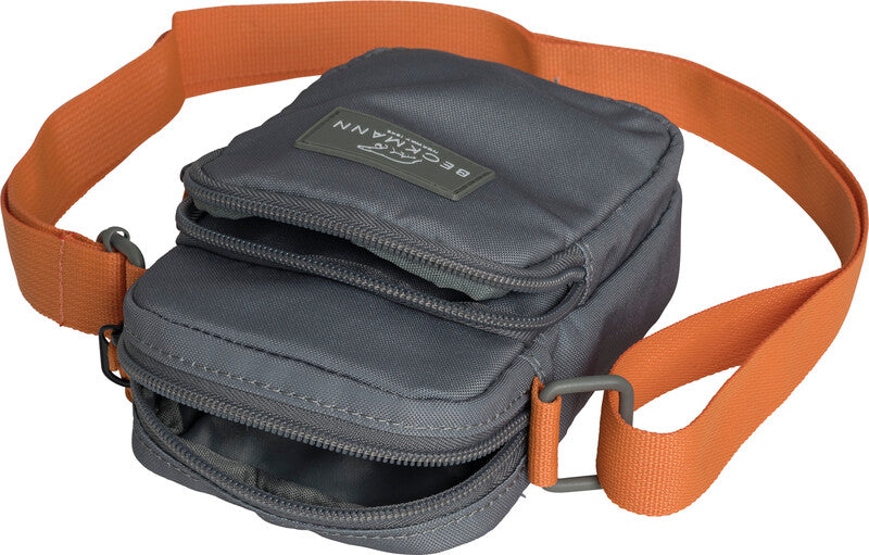 Beckmann Umhängetasche – Motiv Green Orange, 11 × 17 × 5 cm, Polyester (PES)