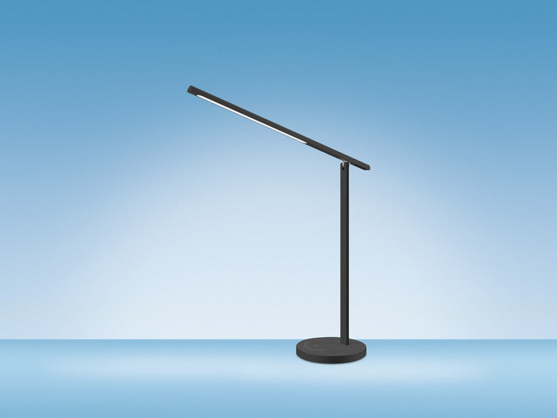 Hansa LED-Tischleuchte – neigbar, stufenlos dimmbar – 2’700–6’000 K – 300 lm – schwarz