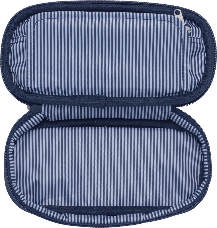 Beckmann City Schlamperetui, leer, 1-teilig – Floral – Kunststoff – 22,0 × 5,0 × 10,0 cm