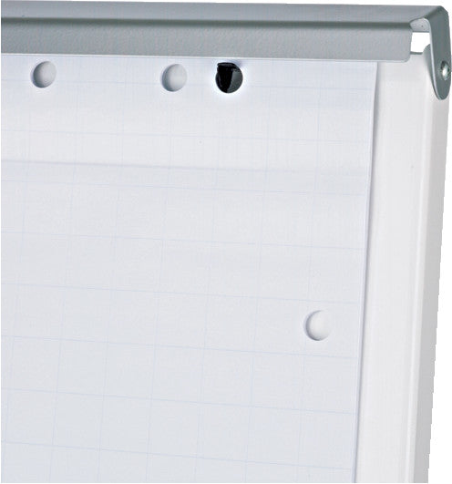 MAUL Flipchart – 70 × 100 cm, weiss, Metall, Recycling