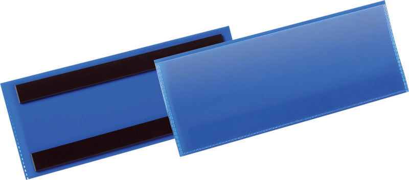 Durable Magnetclip – 210 × 74 mm, blau, wiederablösbar, 50er-Pack