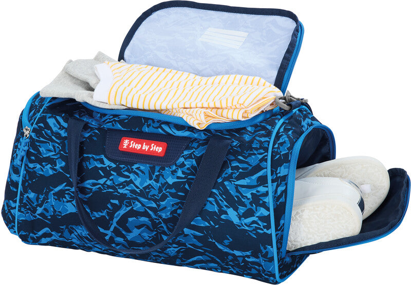 Step by Step Sporttasche SPACE FIT – 13 l, Motiv Manta Rio, mit Schultergurt, wasserabweisend, 38 × 20 × 23 cm