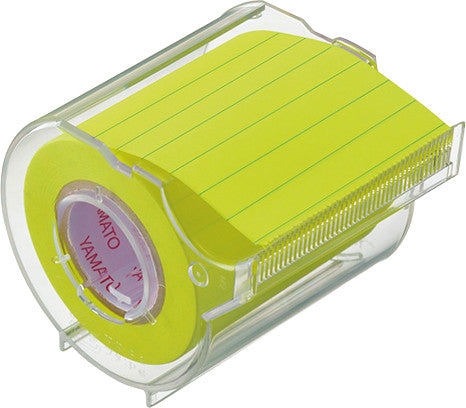 Yamato Haftnotizen – 50×10000 mm – Neongelb, mit Dispenser, auf Rolle, Papier