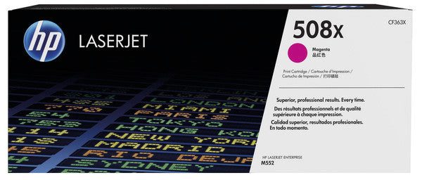 HP Toner 508X – magenta, 9500 Seiten