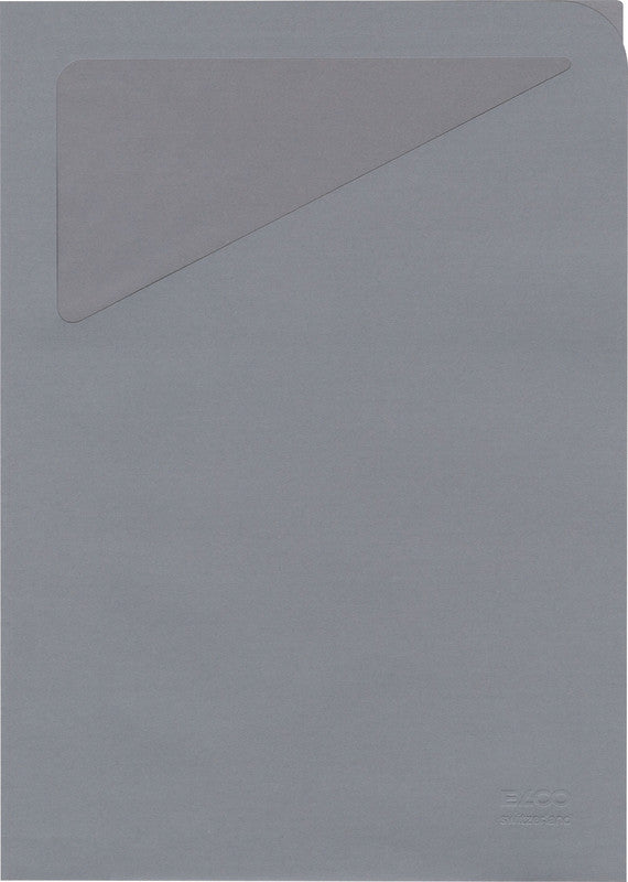 Elco Ordo Prestige Sichtmappe A4 – 20er-Pack, Steingrau, Papier
