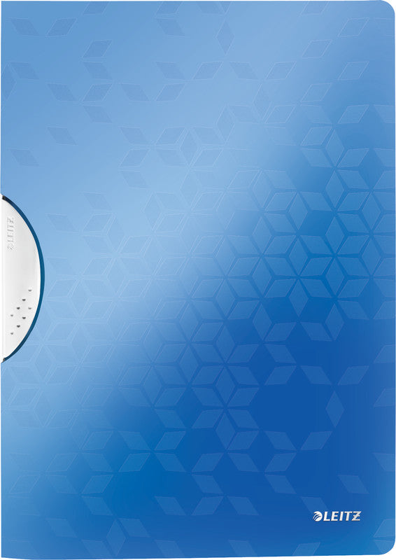 Leitz WOW ColorClip Klemmhefter für A4, Polypropylen (PP), Blau – bis 30 Blatt