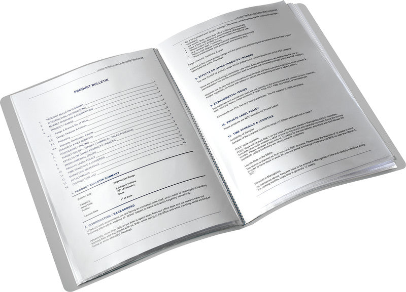 Leitz Sichtbuch, für A4, 40 Hüllen – PP – blau