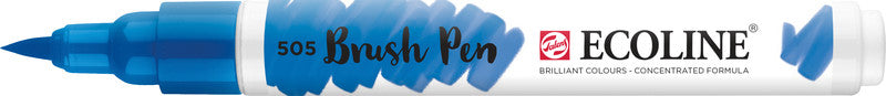 Talens Brush Pen 505 – Pinselspitze – Ultramarin Hell – Wasservermalbar