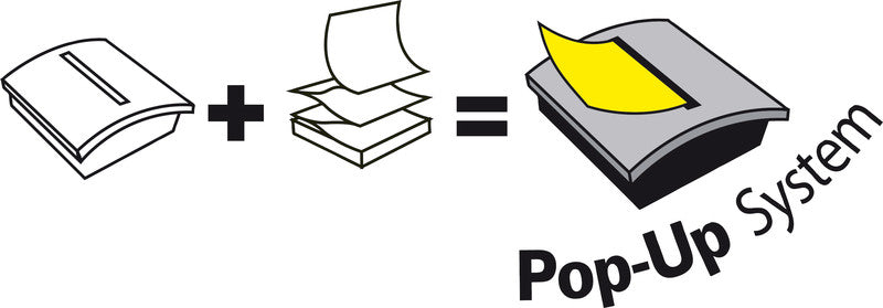 3M Post-it Haftnotizen Z-Notes – 76×76 mm – sortiert, 6×100 Blatt, Z-Faltung, PEFC