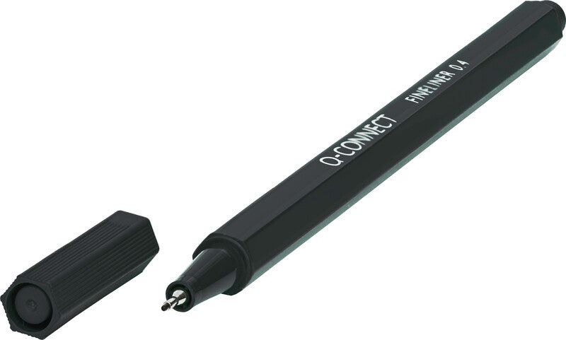 Q-connect Fineliner – 8er-Set, 0,4 mm – 8 Farben, sortiert