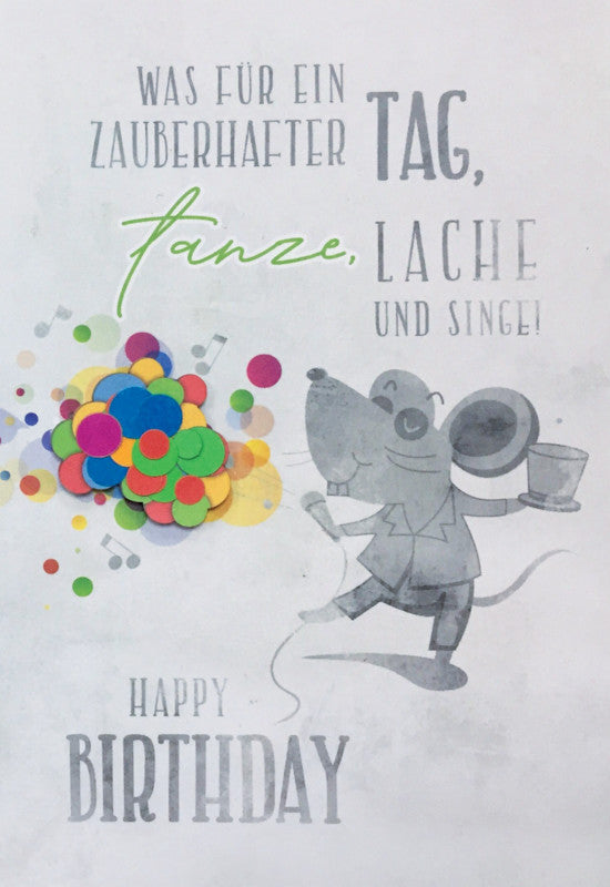 Kurt eulzer Grusskarte Geburtstag – A6 (105 × 148 mm) – Text DE, Karton