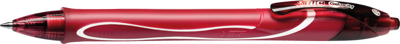 BIC Gel-ocity Quick Dry Gelschreiber – rot, 0,7 mm, schnelltrocknend, Druck, nachfüllbar