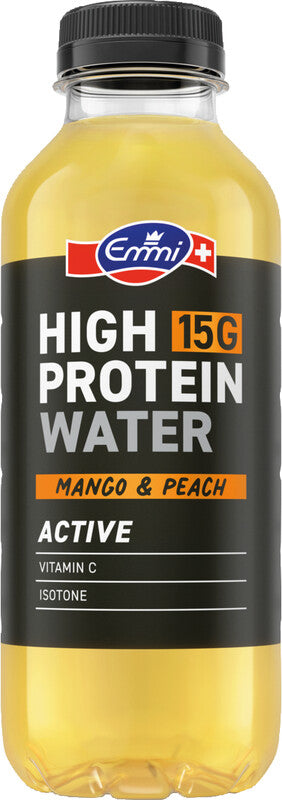 Emmi Proteinwasser Active, Mango & Pfirsich – 5 dl