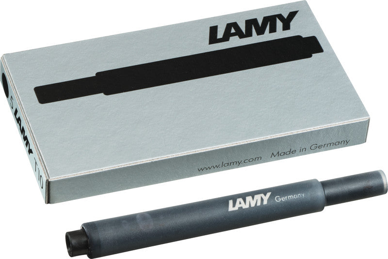 Lamy Tintenpatronen T 10 – schwarz, dokumentenecht, geruchsarm, 5 Stk.