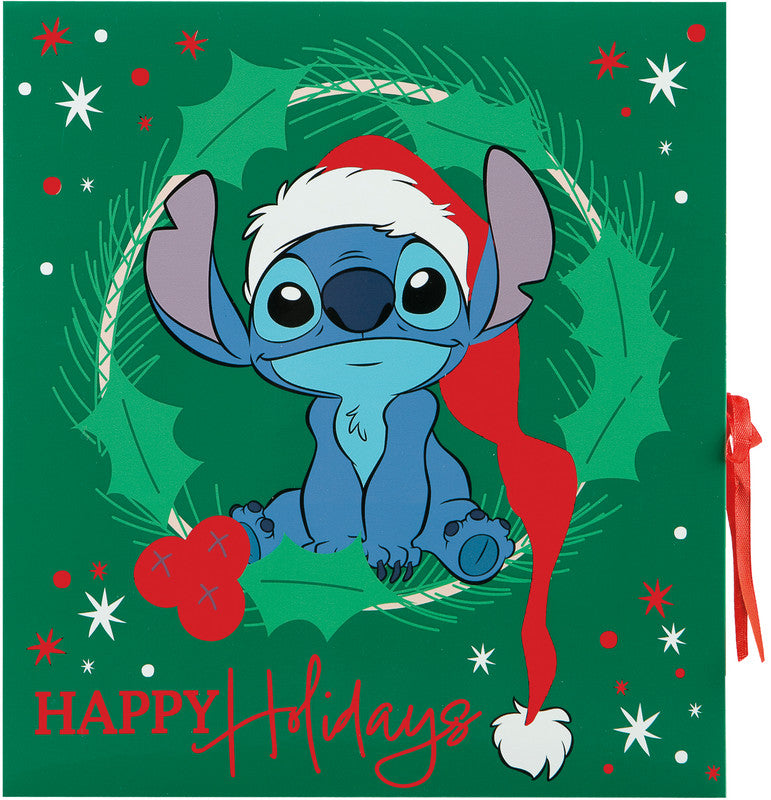 Adventskalender Stitch – 24 Teile – 27,0 × 30,0 × 6,0 cm – Karton, Mehrfarbig