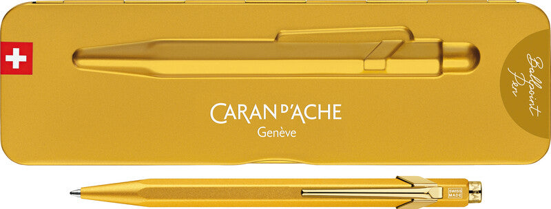Caran d-Ache Caran d'Ache Kugelschreiber – gold, seidenmatt, Aluminium