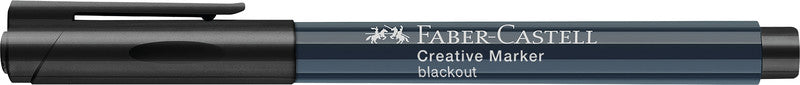 Faber-Castell Non-Permanent-Marker Creative – Rundspitze 1,5 mm – Blackout – trocken abwischbar