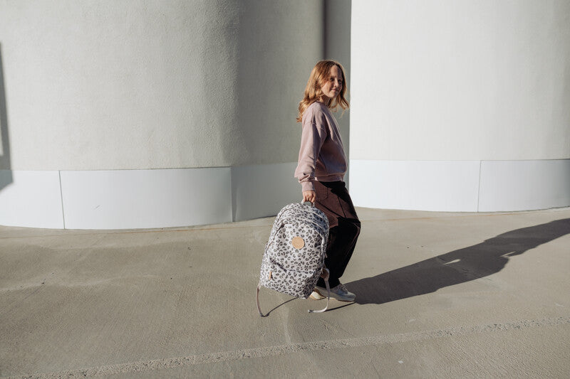 Beckmann Rucksack City – Leopard – aus recycelten PET-Flaschen (rPET)