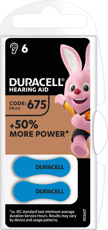 Duracell PR44 Akku 1,45 V 650 mAh 0,94 Wh Zink-Luft
