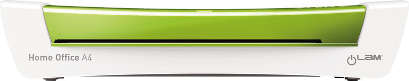 Leitz iLAM Home Office WOW Laminiergerät A4 – 2-Rollen, 80–125 µm, Aufheizzeit 2 Min., 310 mm/min, Grün