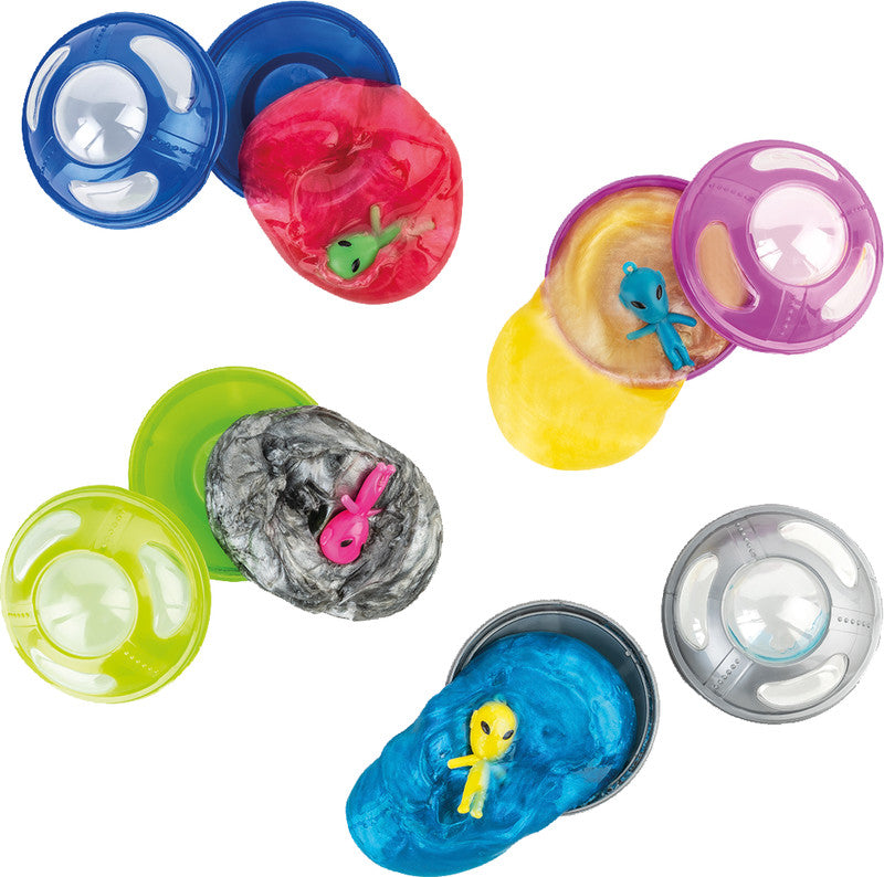 Trendhaus Schleim Alien, Ufo – 75 g, 7,5 × 4 × 7,5 cm