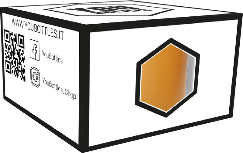 Youbottles Ersatzdeckel Dual – Edelstahl, Schraubverschluss, auslaufsicher – Pastellorange