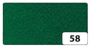 Folia Bastelfilz – Tannengrün – 200 × 300 mm, 10 Bogen, 1,5 mm