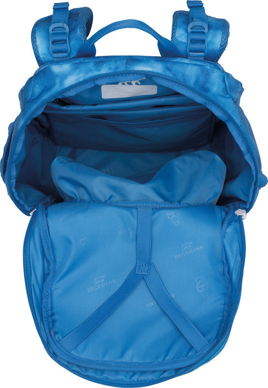 Beckmann Schulrucksack Active Air Flx – Ocean – 26,0×39,0×22,0 cm – recycelte PET-Flaschen