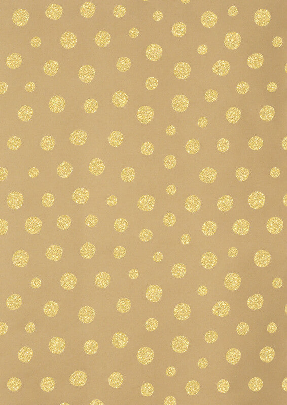 Zoewie Geschenkpapier Rolle Simply the Best – Weihnachten – Glitter – 700 × 1500 mm