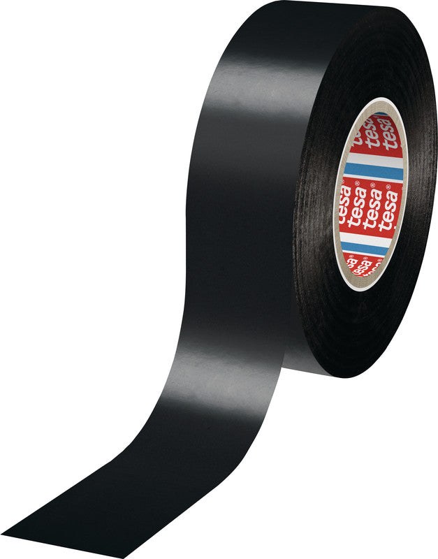 tesa Vinylband – 19 mm × 33 m, schwarz