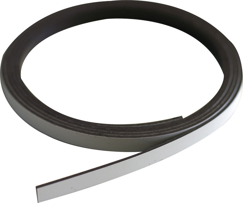 Ultra-Dex Magnetstreifen für Planungstafeln, 5 × 1000 mm, Grau