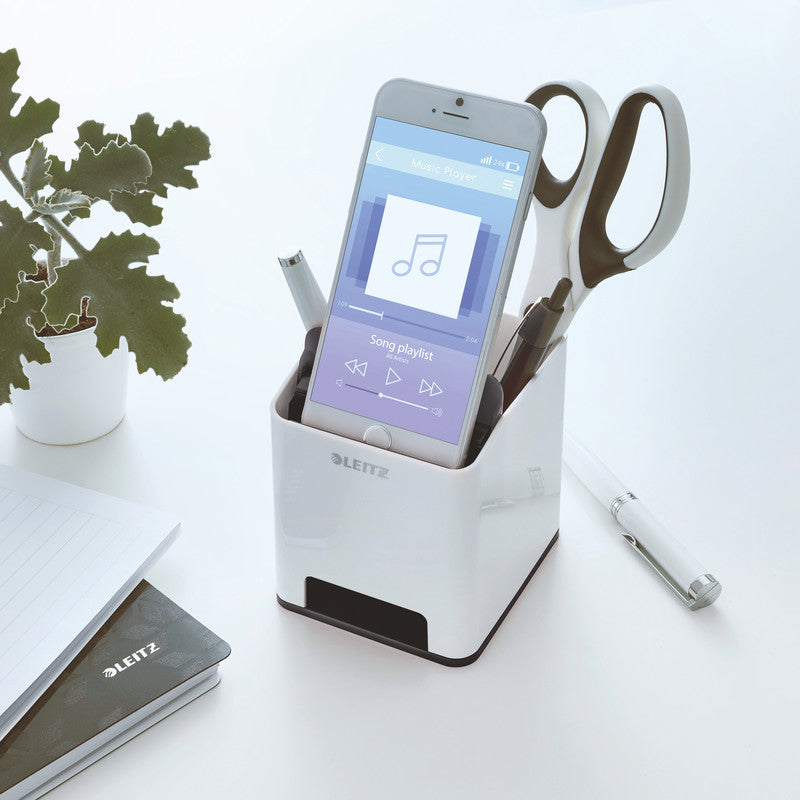 Leitz Stiftschlaufe – Polystyrol, Schwarz und Weiss